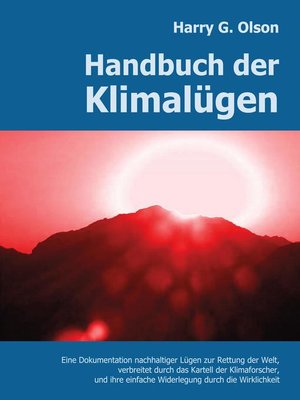 cover image of Handbuch der Klimalügen